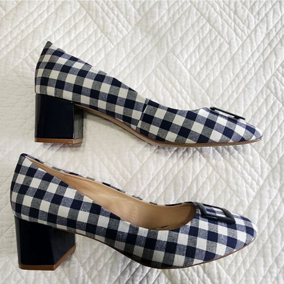 crown & ivy Shoes - crown and ivy plaid low heels shoes